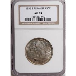 1936-S 50C Arkansas MS63 NGC