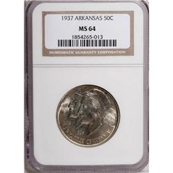 1937 50C Arkansas MS64 NGC