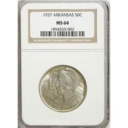 1937 50C Arkansas MS64 NGC