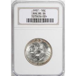 1937 50C Arkansas MS64 NGC