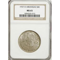 1937-D 50C Arkansas MS65 NGC