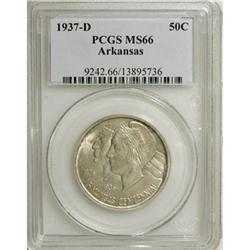1937-D 50C Arkansas MS66 PCGS