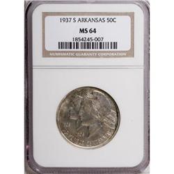 1937-S 50C Arkansas MS64 NGC