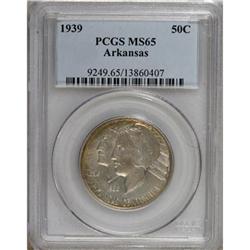 1939 50C Arkansas MS65 PCGS