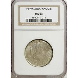 1939-S 50C Arkansas MS63 NGC