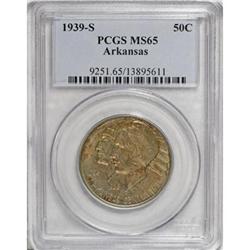 1939-S 50C Arkansas MS65 PCGS
