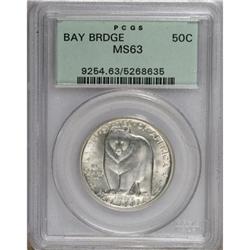 1936-S 50C Bay Bridge MS63 PCGS