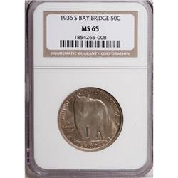1936-S 50C Bay Bridge MS65 NGC