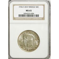 1936-S 50C Bay Bridge MS65 NGC