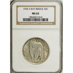 1936-S 50C Bay Bridge MS65 NGC