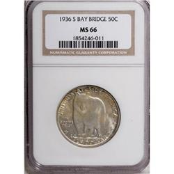 1936-S 50C Bay Bridge MS66 NGC