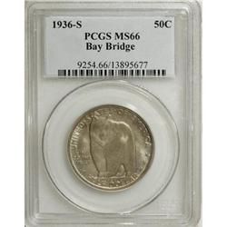 1936-S 50C Bay Bridge MS66 PCGS