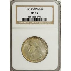 1934 50C Boone MS65 NGC