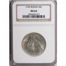 1935 50C Boone MS64 NGC