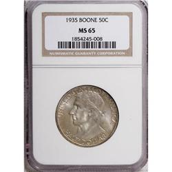 1935 50C Boone MS65 NGC