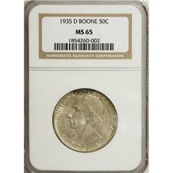 1935-D 50C Boone MS65 NGC