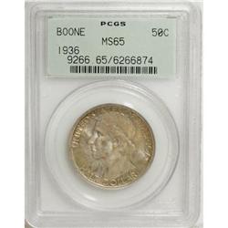 1936 50C Boone MS65 PCGS