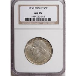 1936 50C Boone MS65 NGC