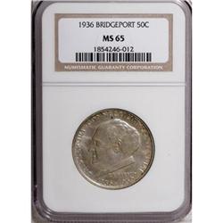 1936 50C Bridgeport MS65 NGC