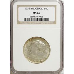 1936 50C Bridgeport MS65 NGC
