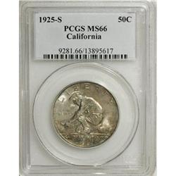 1925-S 50C California MS66 PCGS