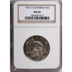 1925-S 50C California MS66 NGC
