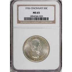 1936 50C Cincinnati MS65 NGC