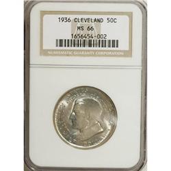 1936 50C Cleveland MS66 NGC