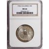Image 1 : 1936 50C Columbia MS66 NGC