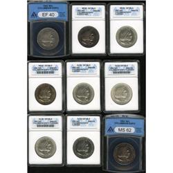 1892 50C Columbian XF40 ANACS