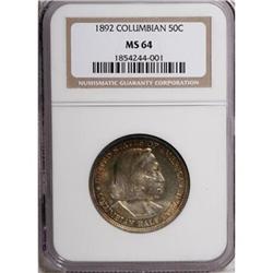 1892 50C Columbian MS64 NGC