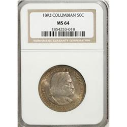 1892 50C Columbian MS64 NGC