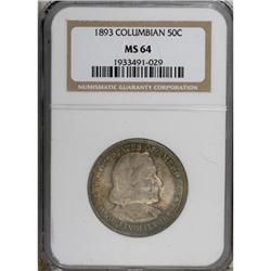 1893 50C Columbian MS64 NGC