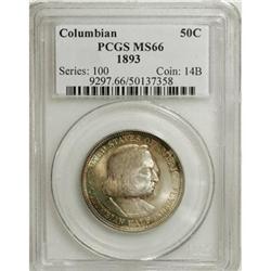 1893 50C Columbian MS66 PCGS