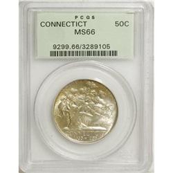 1935 50C Connecticut MS66 PCGS
