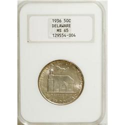 1936 50C Delaware MS65 NGC