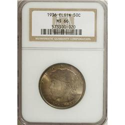 1936 50C Elgin MS66 NGC