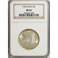 1936 50C Elgin MS66 NGC