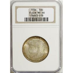 1936 50C Elgin MS66 NGC