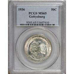 1936 50C Gettysburg MS65 PCGS