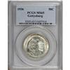 Image 1 : 1936 50C Gettysburg MS65 PCGS