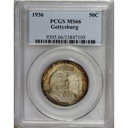 1936 50C Gettysburg MS66 PCGS