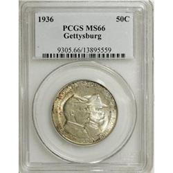1936 50C Gettysburg MS66 PCGS