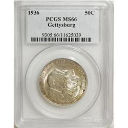 1936 50C Gettysburg MS66 PCGS