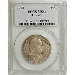 1922 50C Grant no Star MS64 PCGS