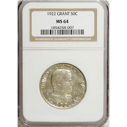 1922 50C Grant no Star MS64 NGC