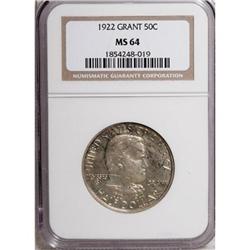 1922 50C Grant no Star MS64 NGC