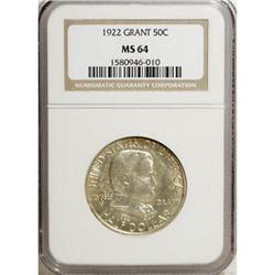 1922 50C Grant no Star MS64 NGC