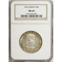 1922 50C Grant no Star MS64 NGC