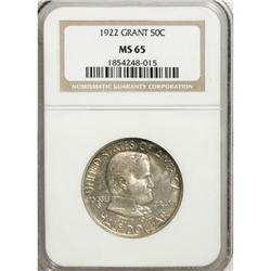 1922 50C Grant no Star MS65 NGC